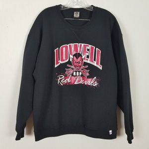 Russell Lowell‎ RED DEVILS sweatshirt XL